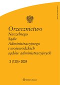 Orzecznictwo Naczelnego Sądu Administracyjnego i WSA – e-wydanie – 3/2024